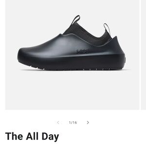 Black Loafers Slip-Ons with Rounded Toe and Minimalist Design